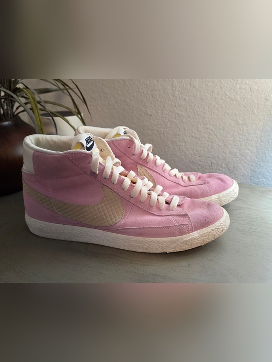 Nike Other - Nike Blazer Mid Premium Vintage QS  "Prism Pink/Sand Dune-Sail"  Size 10
